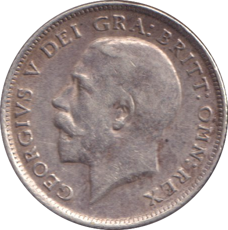 1914 SIXPENCE ( VF )