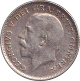 1914 SIXPENCE ( VF )
