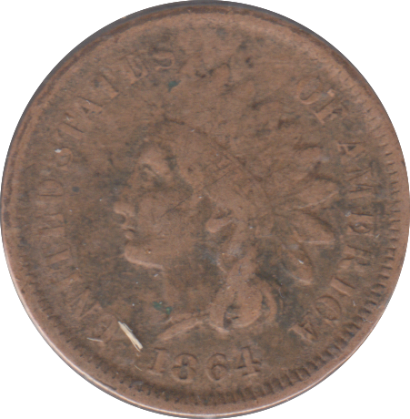 1864 USA CIVIL WAR ONE CENT