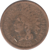 1864 USA CIVIL WAR ONE CENT