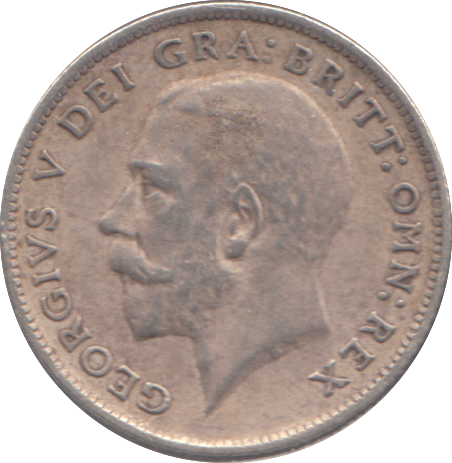1916 SIXPENCE ( GVF )