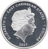 2021 SILVER PLATED PRINCESS DIANA COMMEMORATIVE DOLLAR