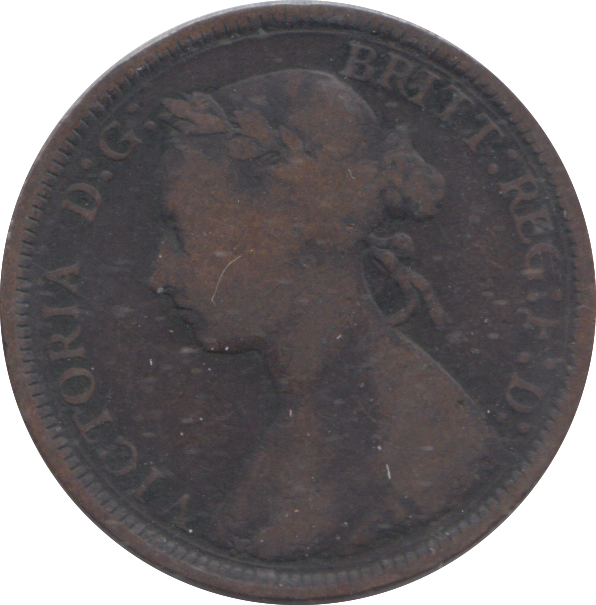 1890 HALFPENNY ( FINE )