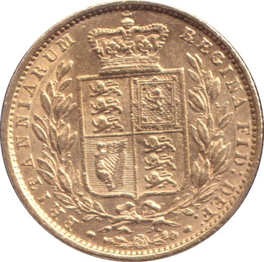 1853 GOLD SOVEREIGN ( GVF )
