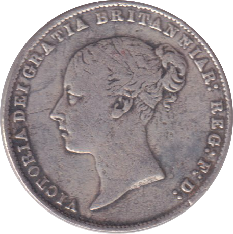 1862 SIXPENCE ( GF )