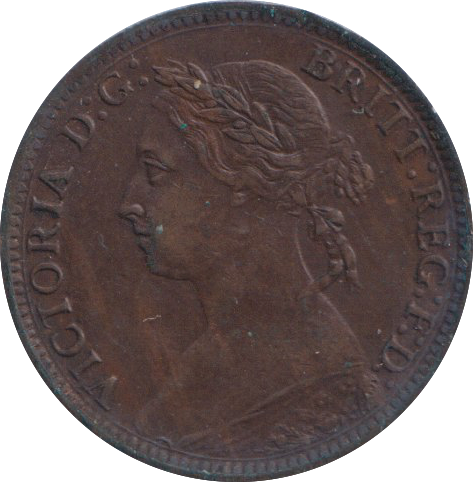 1885 FARTHING ( GVF )