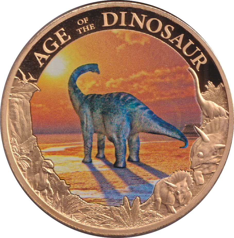 2014 DOLLAR AGE OF DINOSAURS COOK ISLANDS