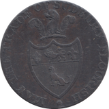1793 SUDBURY HALFPENNY TOKEN
