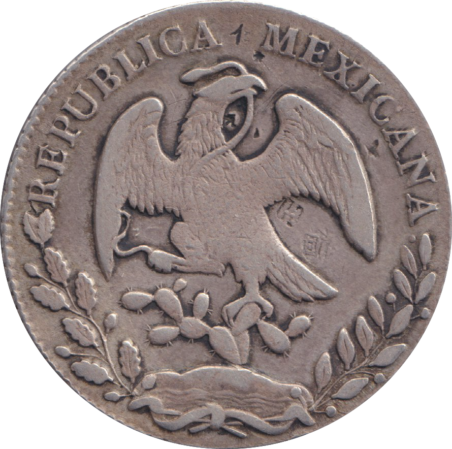 1863 SILVER 8 REALES MEXICO