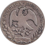 1863 SILVER 8 REALES MEXICO