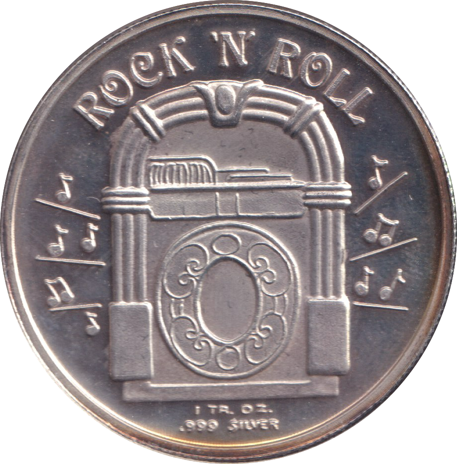 1977 SILVER EVLIS PRESLEY MEDAL