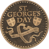 2007 ST GEORGES DAY MEDALLION