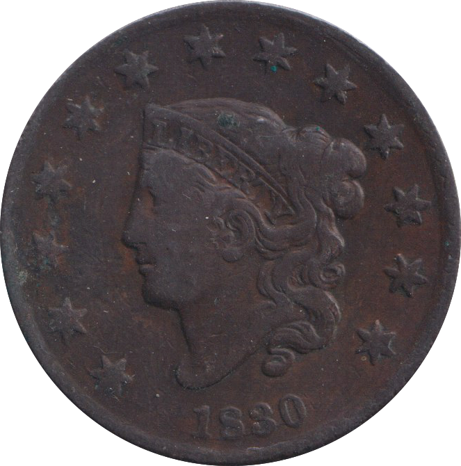 1830 ONE CENT USA