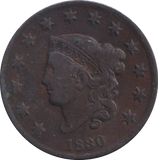 1830 ONE CENT USA