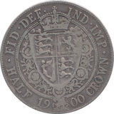 1900 HALFCROWN ( FINE )