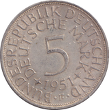1951 5 MARK GERMANY