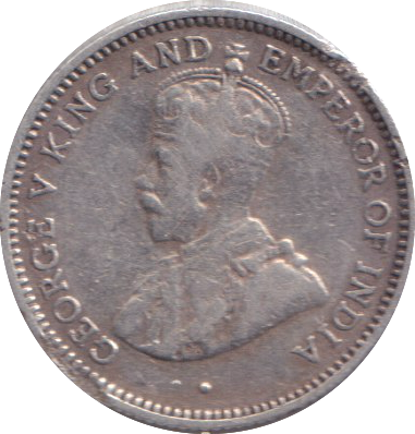 1936 SILVER FOUR PENCE INDIA