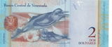 2012 VENEZUELA 2 BOLIVARES BANKNOTE REF-1847