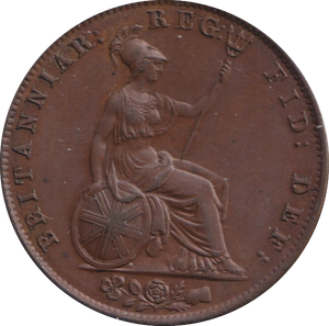1947 HALF PENNY ( AUNC )