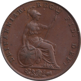 1947 HALF PENNY ( AUNC )