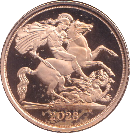 2023 GOLD HALF SOVEREIGN ( PROOF )