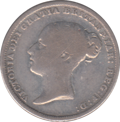1856 SIXPENCE ( NF )