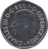 2024 FIFTY PENCE THE BLACK LAKE BU
