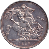 1887 CROWN ( AUNC )