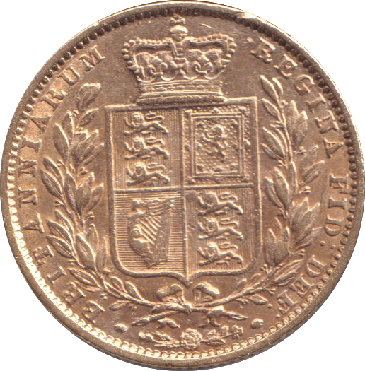 1863 GOLD SOVEREIGN ( GVF )