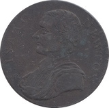1793 ISAAC NEWTON HALFPENNY TOKEN
