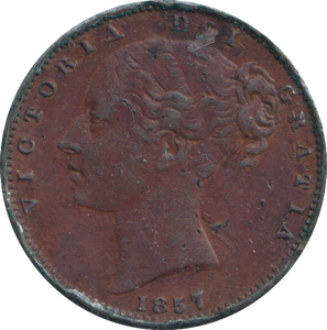 1857 FARTHING ( GVF )