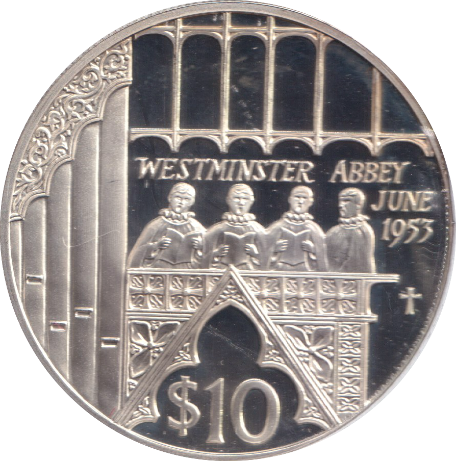 2002 SILVER PROOF 10 DOLLAR FIJI