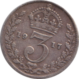 1917 THREEPENCE ( GF)