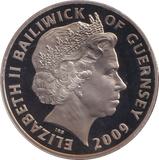 2009 THE GOLDEN HIND FIVE POUND BAILIWICK OF GUERNSEY