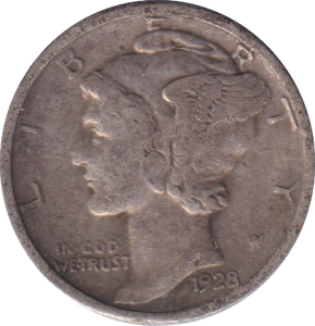 1928 SILVER USA ONE DIME