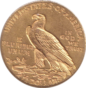 1909 GOLD 2 1/2 DOLLARS USA