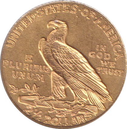 1909 GOLD 2 1/2 DOLLARS USA