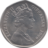 2006 FIFTY PENCE CAPTURE OF GIBRALTAR 1704