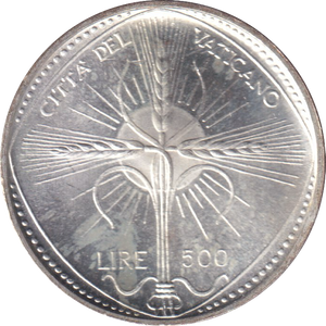 1968 SILVER 500 LIRE VATICAN