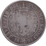 1895 HALFCROWN ( NF )
