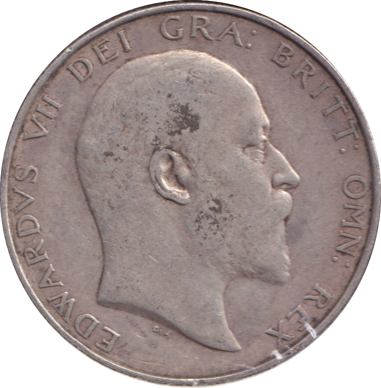 1909 HALFCROWN ( VF )