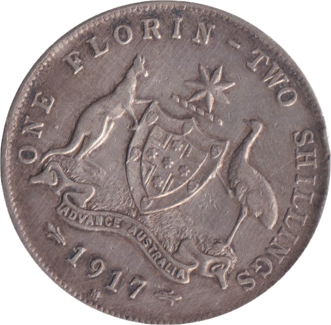 1917 AUSTRALIA FLORIN