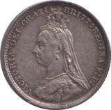 1887 MAUNDY THREEPENCE ( EF)