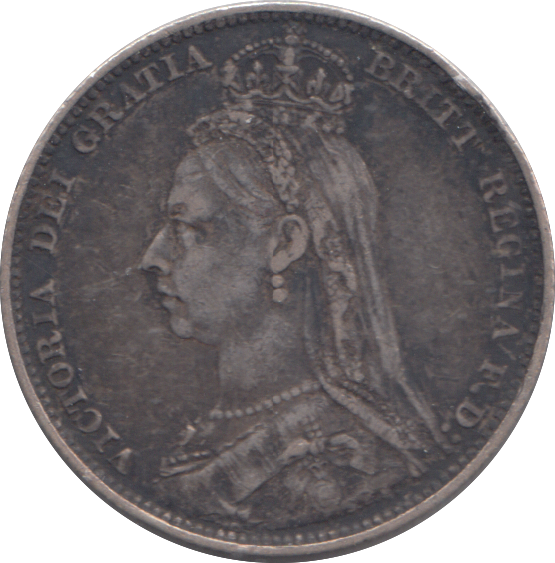 1892 SHILLING ( GF )