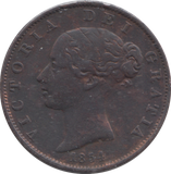 1854 HALFPENNY ( GF )