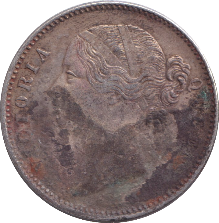 1840 SILVER RUPEE INDIA REF-5