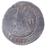1666 SILVER TWOPENCE CHARLES II