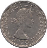 1955 SHILLING ( AUNC )