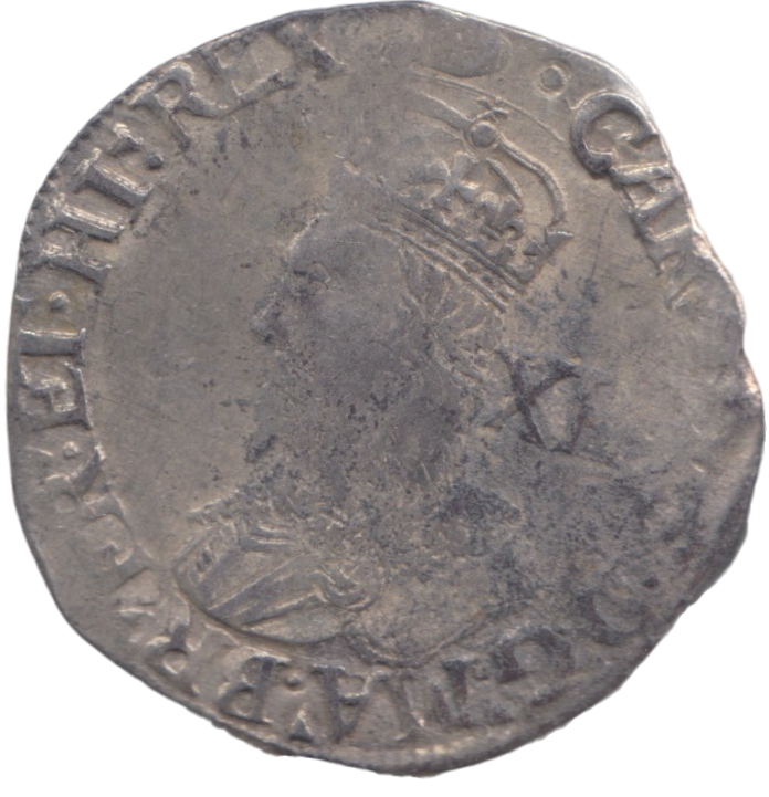 1636 SILVER SHILLING CHARLES I