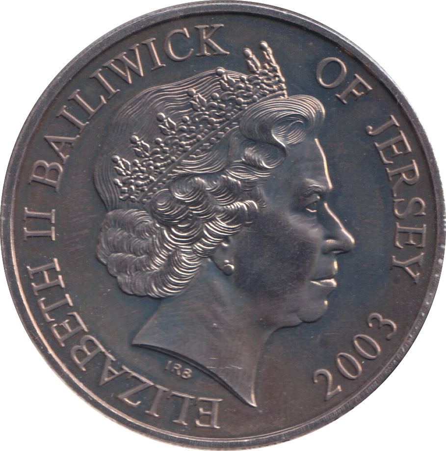 2003 5 POUNDS BAILIWICK OF JERSEY ( BU )